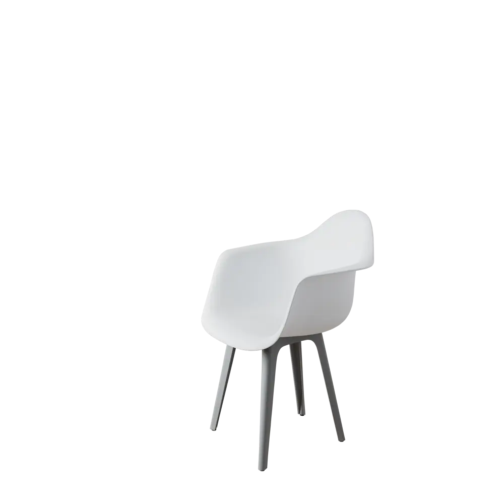 Фото 3 Стул/кресло Derstuhl 330 plast grey DSL045.201.4 43x82x58 см полипропилен цвет белый Фото 3 Стул/кресло Derstuhl 330 plast grey DSL045.201.4 43x82x58 см полипропилен цвет белый