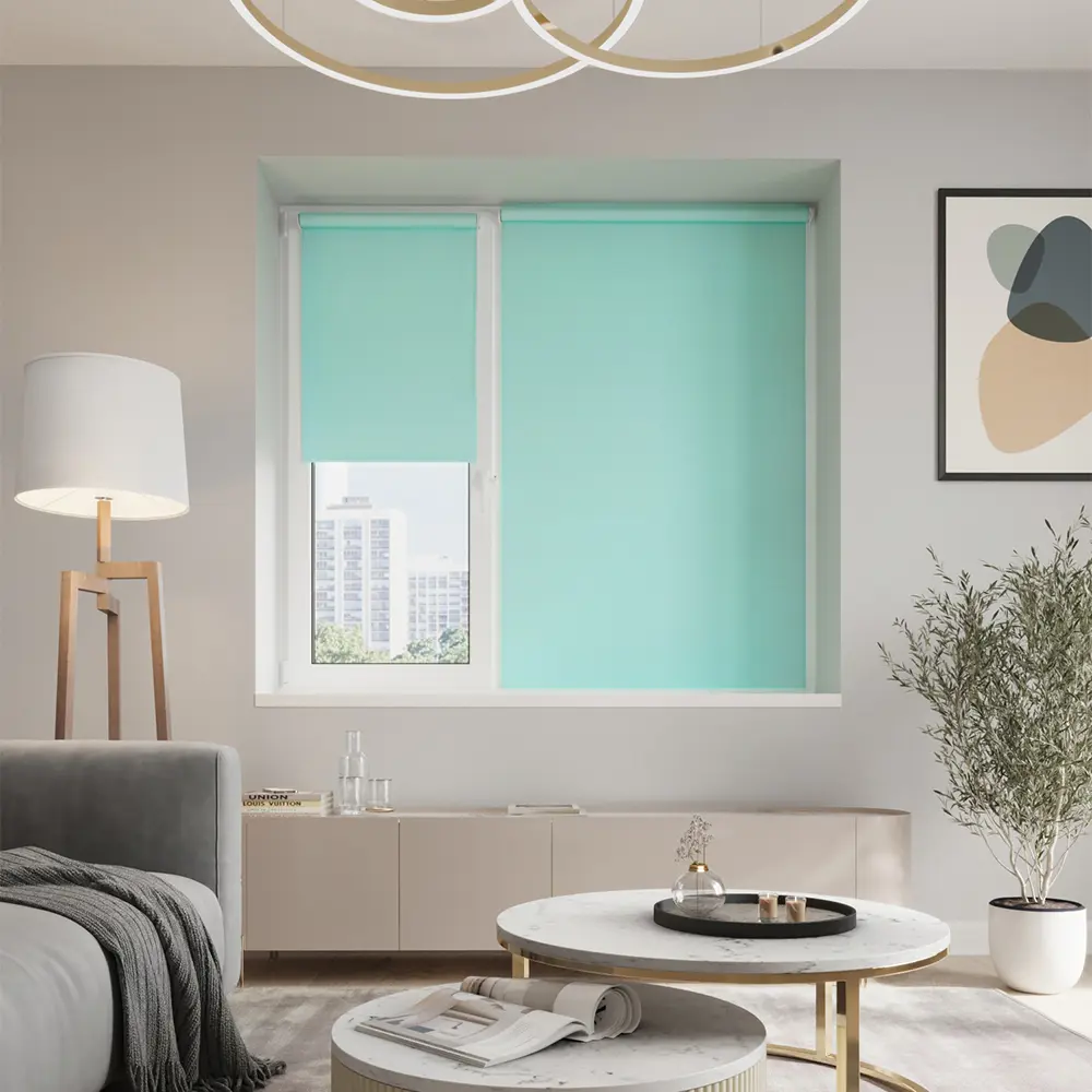 Фото Рулонная штора Evoli 43x160 см цвет лайм Фото Рулонная штора Evoli 43x160 см цвет лайм