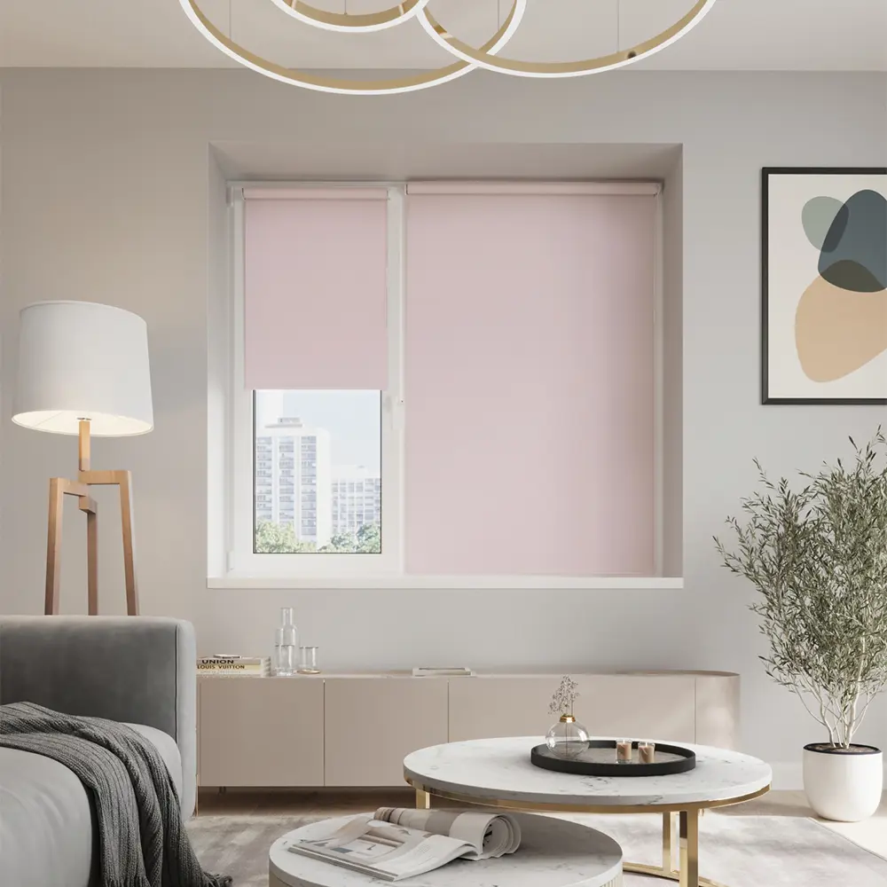 Фото Рулонная штора универсальная EVOLI 76404 57*160 см, цвет пыльная роза