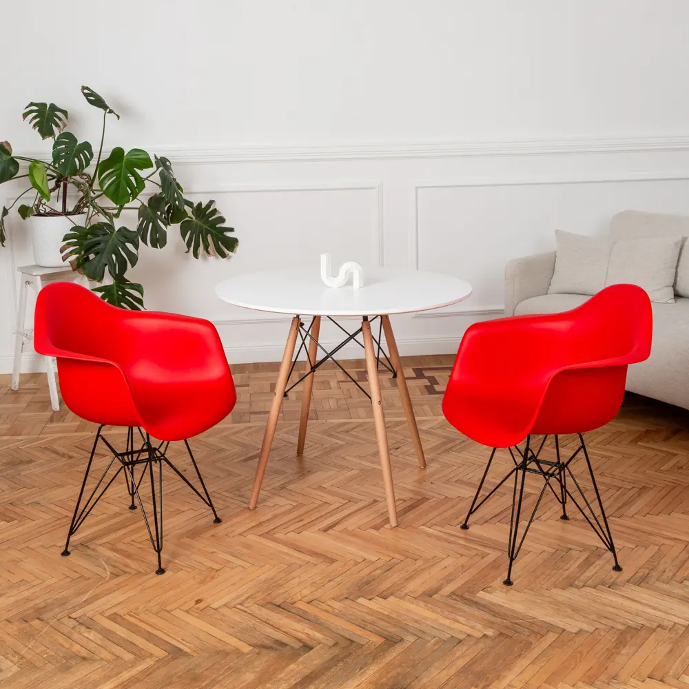 Фото 2 Стул-кресло Derstuhl 330 black комплект 4 шт 43x82x58 см полипропилен цвет оранжевый Фото 2 Стул-кресло Derstuhl 330 black комплект 4 шт 43x82x58 см полипропилен цвет оранжевый