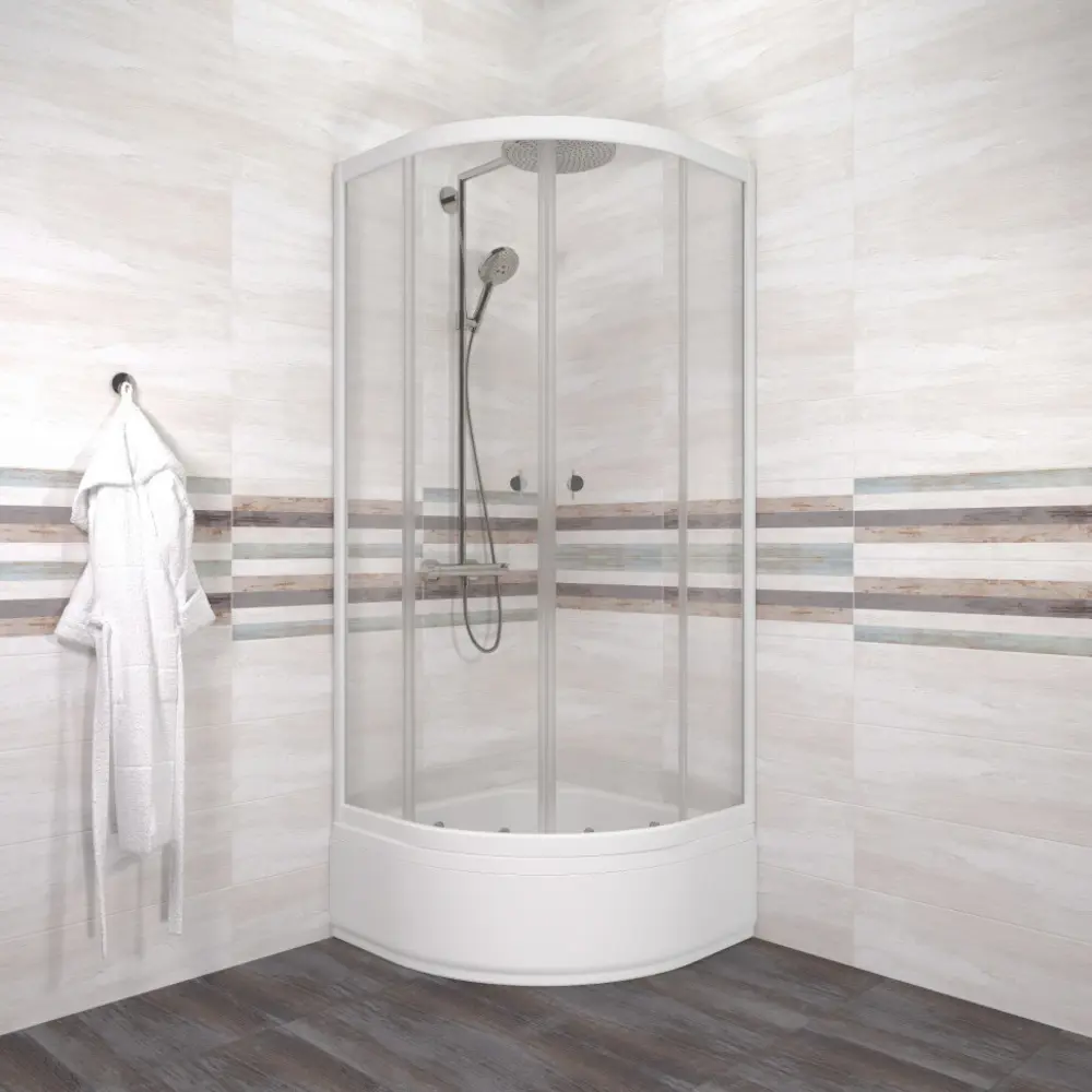 Фото 10 Душевая кабина Belgranio Mauro 80x80 средний поддон, стекло прозрачное Фото 10 Душевая кабина Belgranio Mauro 80x80 средний поддон, стекло прозрачное