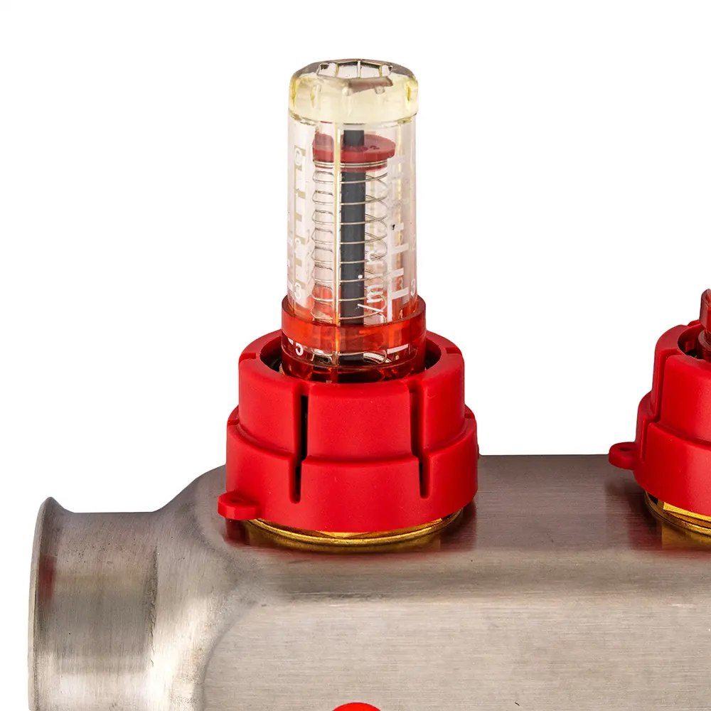 Фото 7 Коллекторная группа с расходомерами Ondo OKG12RNSU 1"x3/4" евроконус 12 выходов нержавеющая сталь Фото 7 Коллекторная группа с расходомерами Ondo OKG12RNSU 1"x3/4" евроконус 12 выходов нержавеющая сталь