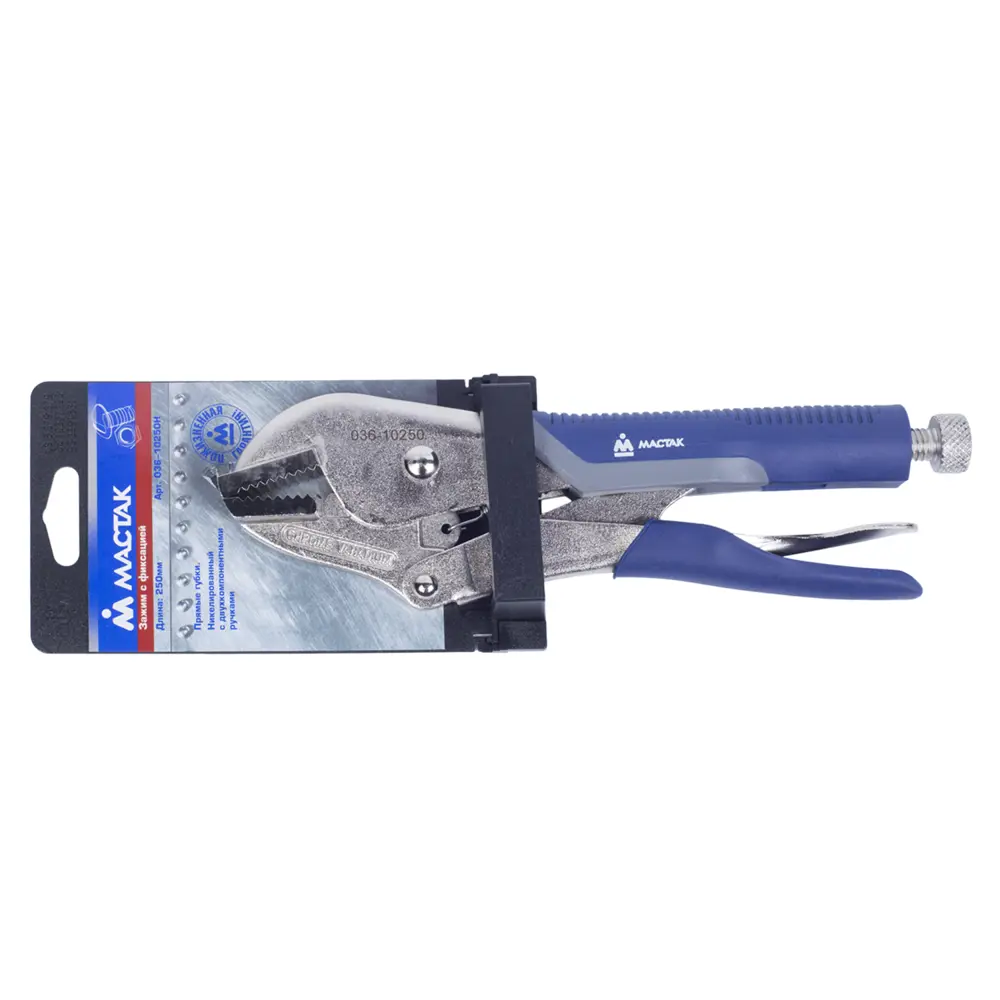 Фото 4 Клещи зажимные Мастак 036-10250H 235 мм захват до 10 мм Фото 4 Клещи зажимные Мастак 036-10250H 235 мм захват до 10 мм