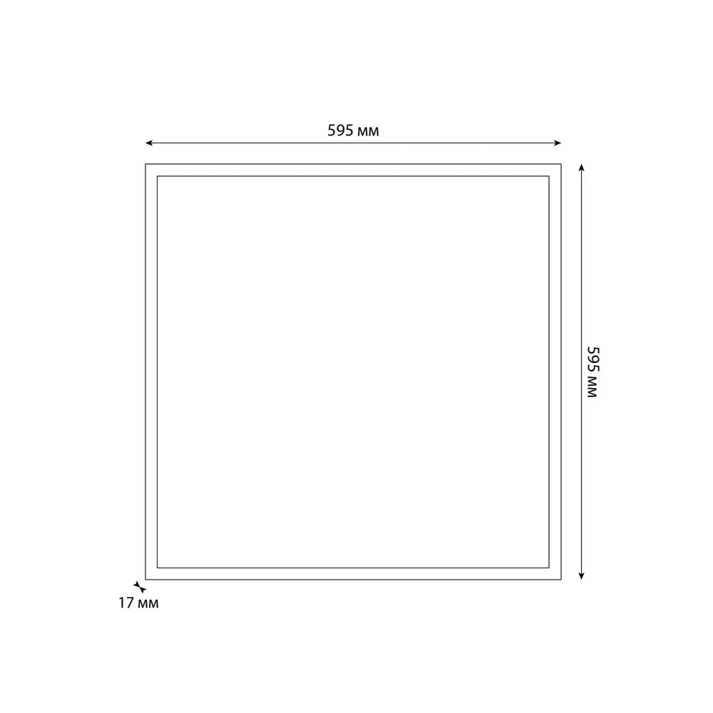 Фото 7 Панель светодиодная Volpe Ul-00011772 36 Вт 595 x 595 мм призма 6500 К IP40 Фото 7 Панель светодиодная Volpe Ul-00011772 36 Вт 595 x 595 мм призма 6500 К IP40