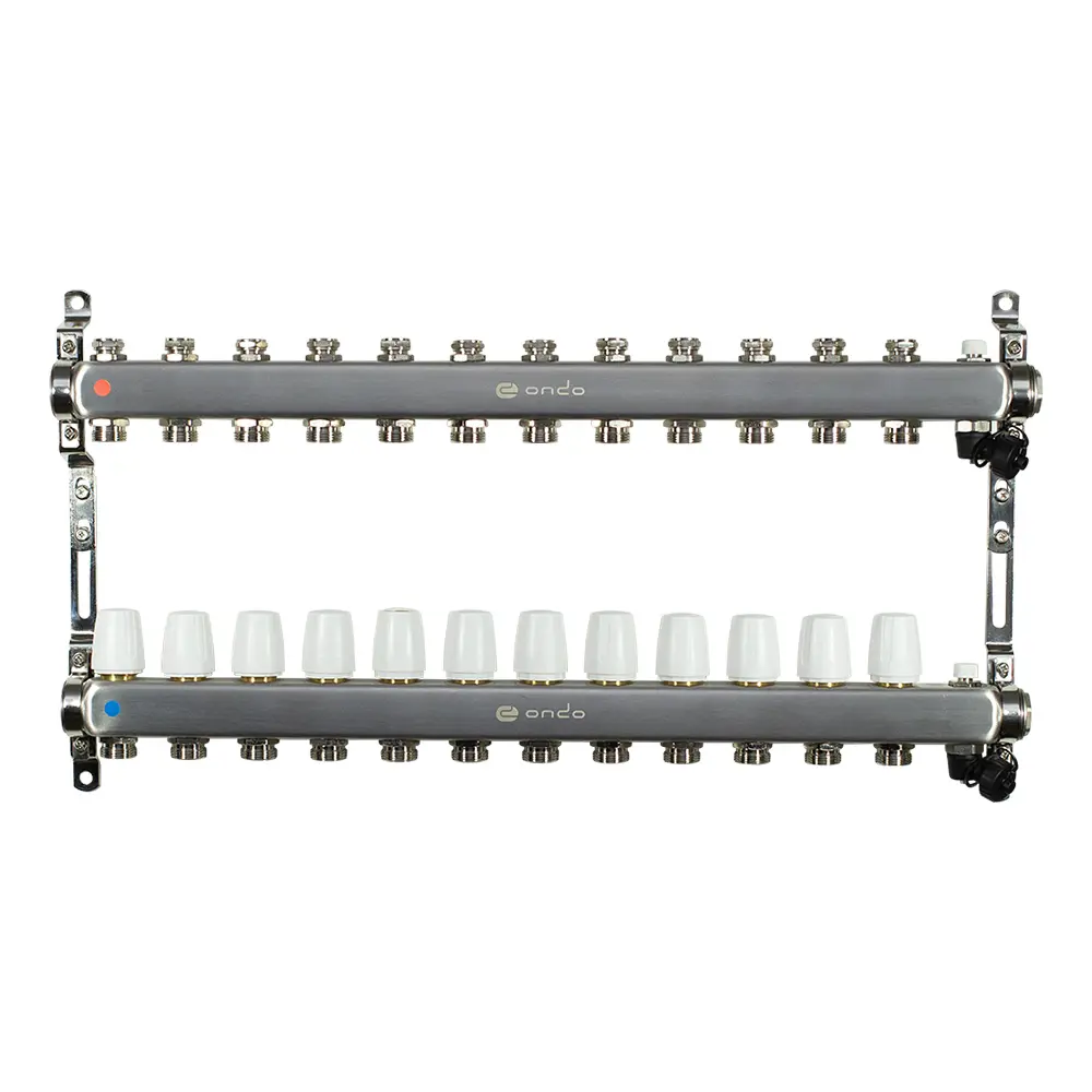 Фото 2 Коллекторная группа Ondo OKG012NSU 1"x3/4" евроконус 12 выходов нержавеющая сталь Фото 2 Коллекторная группа Ondo OKG012NSU 1"x3/4" евроконус 12 выходов нержавеющая сталь