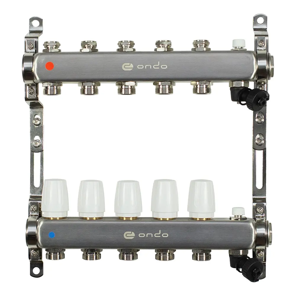 Фото 2 Коллекторная группа Ondo OKG005NSU 1"x3/4" евроконус 5 выходов нержавеющая сталь Фото 2 Коллекторная группа Ondo OKG005NSU 1"x3/4" евроконус 5 выходов нержавеющая сталь