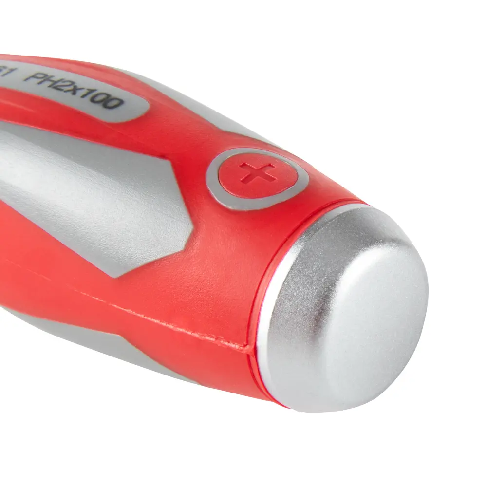 Фото 5 Отвертка крестовая ударная King Tony 14610204 PH2x100 мм