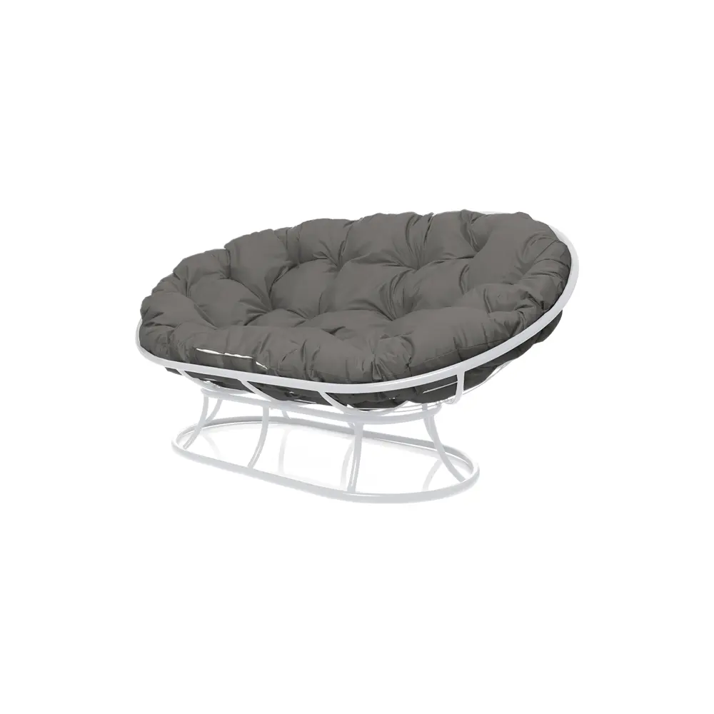 Фото Диван садовый M-group 12100109 Мамасан 164 см x 104 см x 75 см сталь белый Фото Диван садовый M-group 12100109 Мамасан 164 см x 104 см x 75 см сталь белый