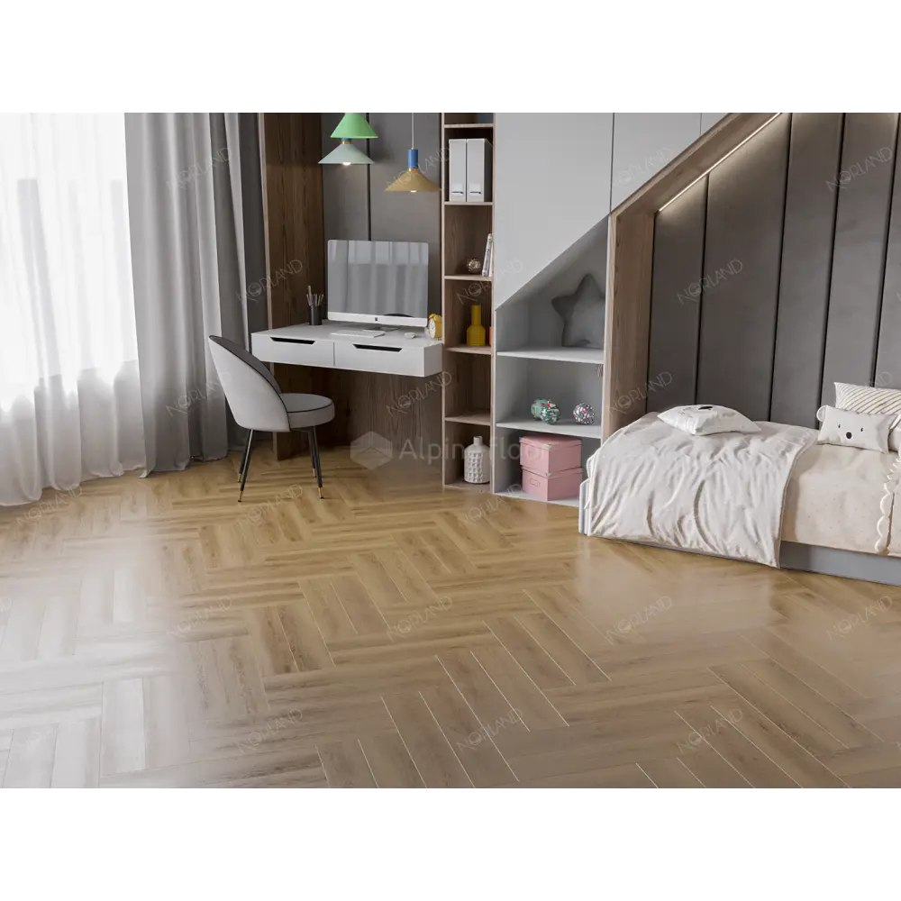 Фото 4 SPC плитка Norland Lagom Parquet Helig 34 класс толщина 3.50 мм 2.25 м², цена за упаковку