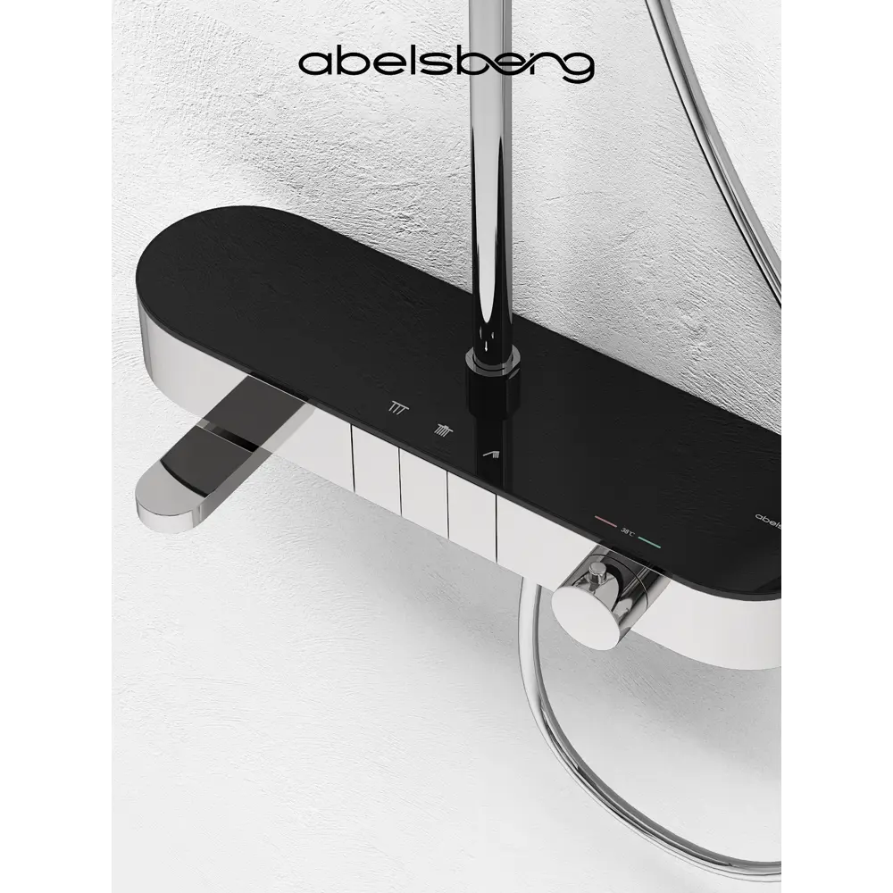 Фото 9 Душевая система Abelsberg SNS52655CH с термостатом 3 режимная цвет глянцевый хром Фото 9 Душевая система Abelsberg SNS52655CH с термостатом 3 режимная цвет глянцевый хром