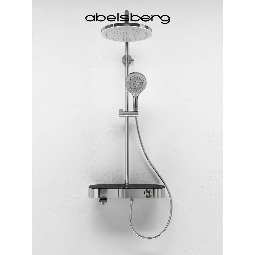 Фото 6 Душевая система Abelsberg SNS52655CH с термостатом 3 режимная цвет глянцевый хром Фото 6 Душевая система Abelsberg SNS52655CH с термостатом 3 режимная цвет глянцевый хром