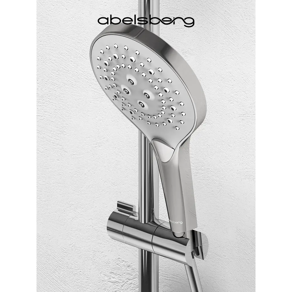 Фото 8 Душевая система Abelsberg SNS52655CH с термостатом 3 режимная цвет глянцевый хром Фото 8 Душевая система Abelsberg SNS52655CH с термостатом 3 режимная цвет глянцевый хром