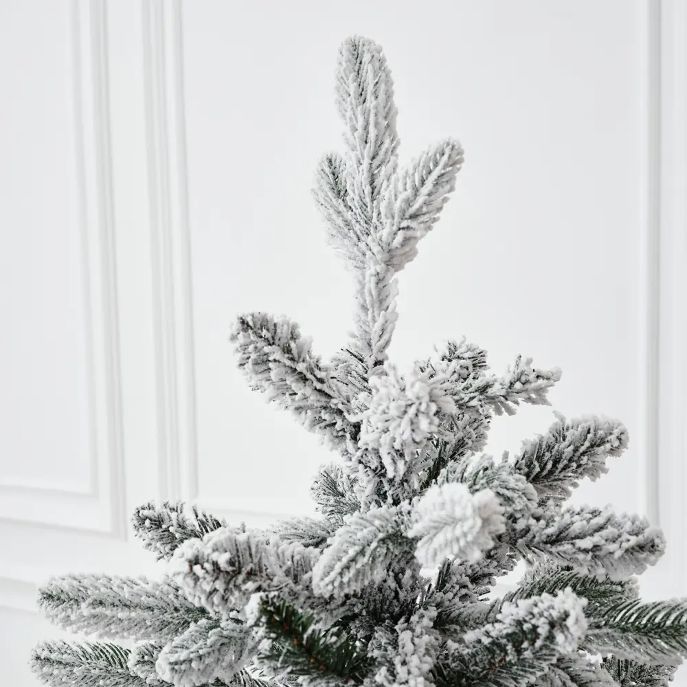 Фото 5 Ель новогодняя искусственная Binoshe Bourget заснеженная 210 см Фото 5 Ель новогодняя искусственная Binoshe Bourget заснеженная 210 см