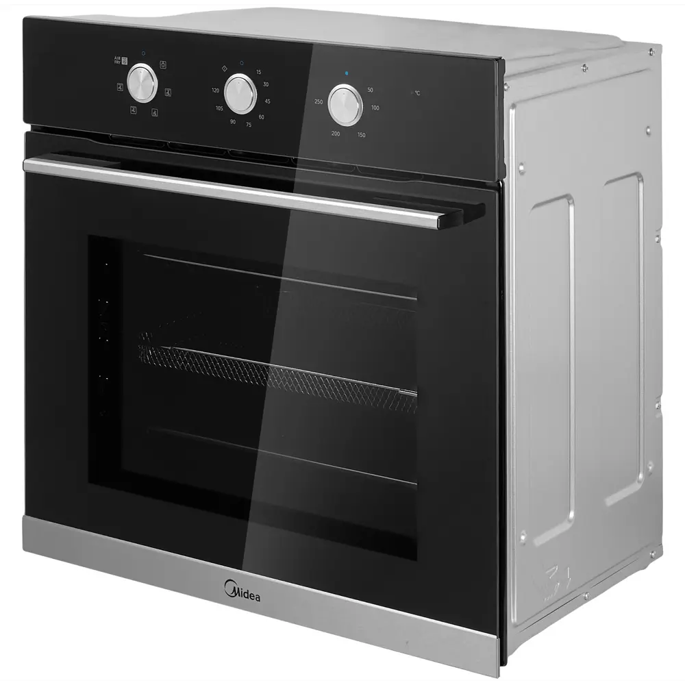 Фото 5 Встраиваемый духовой шкаф Midea MO37003GB 59.5х59.5х42.1 см цвет черный Фото 5 Встраиваемый духовой шкаф Midea MO37003GB 59.5х59.5х42.1 см цвет черный