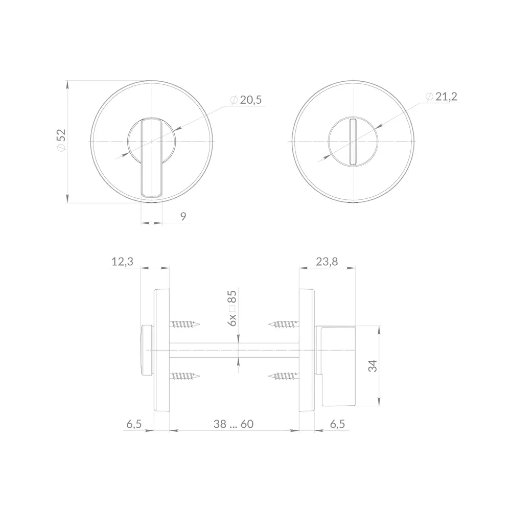 Фото 2 Фиксатор Punto BK6.R.EST.R52.JOY BL-24 черный
