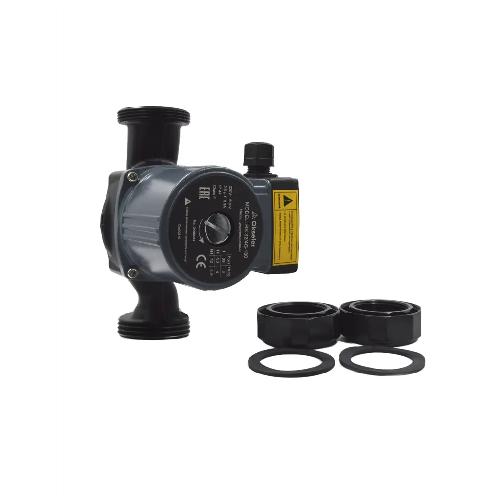 Фото 10 Циркуляционный насос Okseler Oks00515 51/4.5 180 чугун с гайками 1 1/2" Фото 10 Циркуляционный насос Okseler Oks00515 51/4.5 180 чугун с гайками 1 1/2"