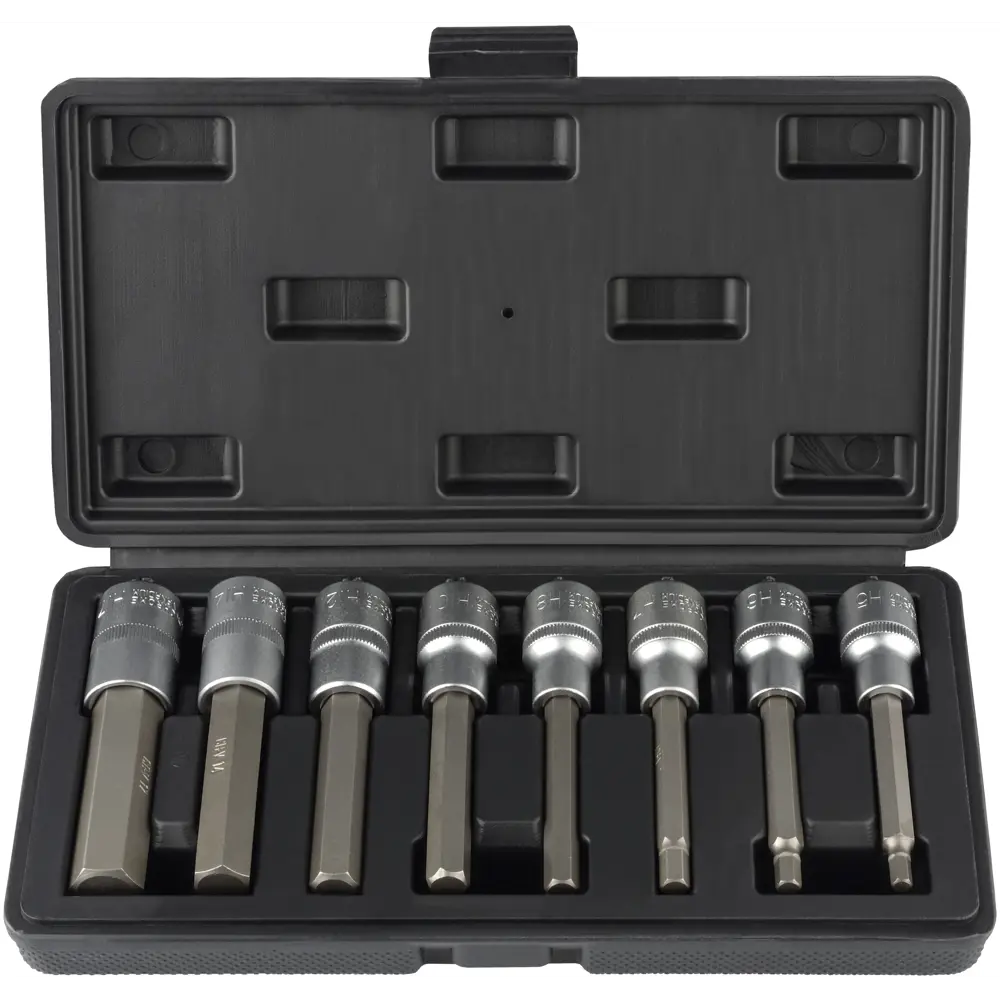 Фото Набор торцевых головок со вставкой Автодело 39400 1/2 дюйма, 8 шт