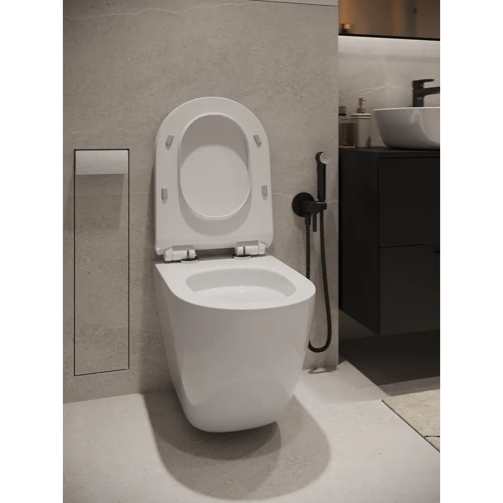 Фото 8 Комплект инсталляция с унитазом Agger ATI09150L+APB188 цвет белый Фото 8 Комплект инсталляция с унитазом Agger ATI09150L+APB188 цвет белый