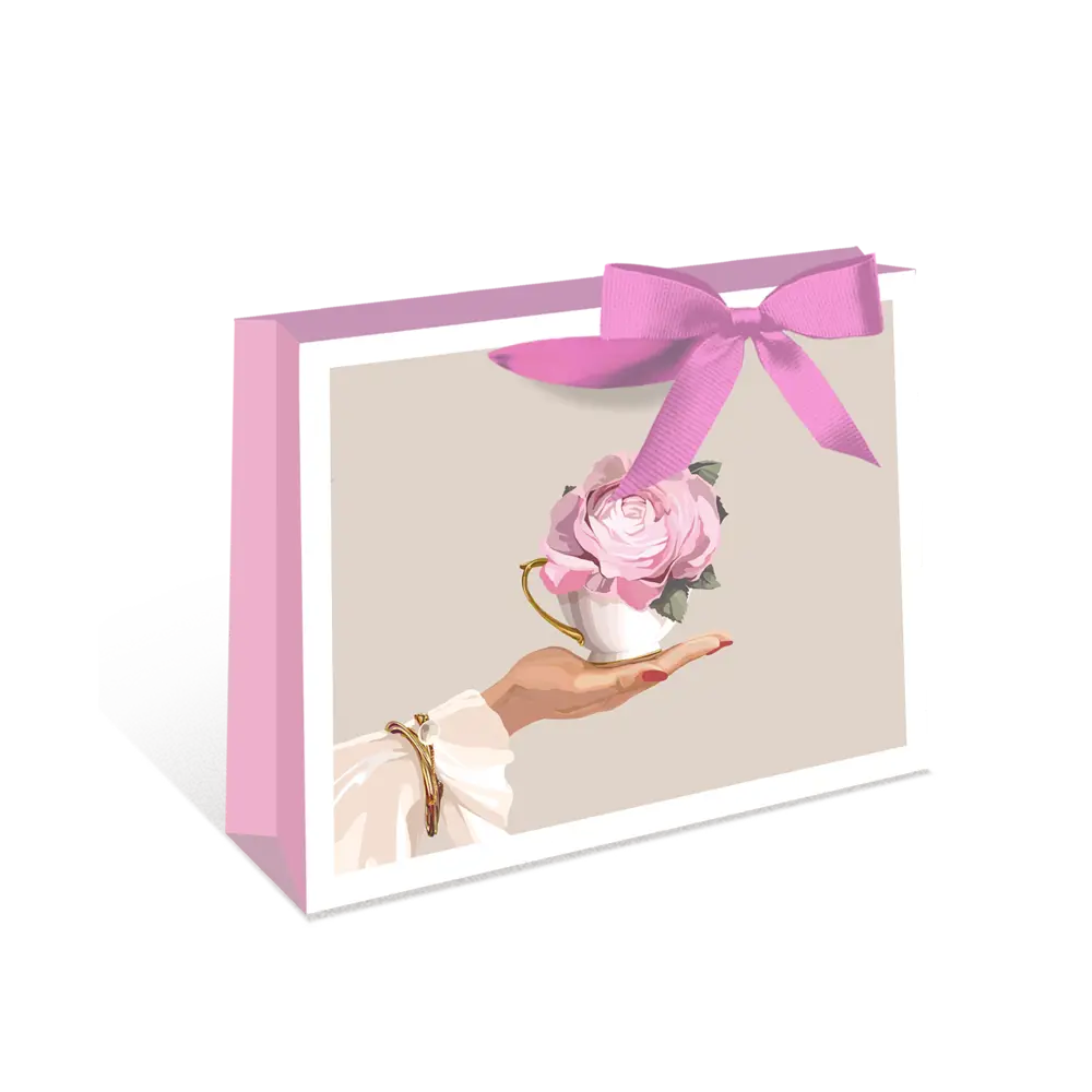 Фото Подарочный пакет Арт и дизайн 23x18x10 см цвет разноцветный