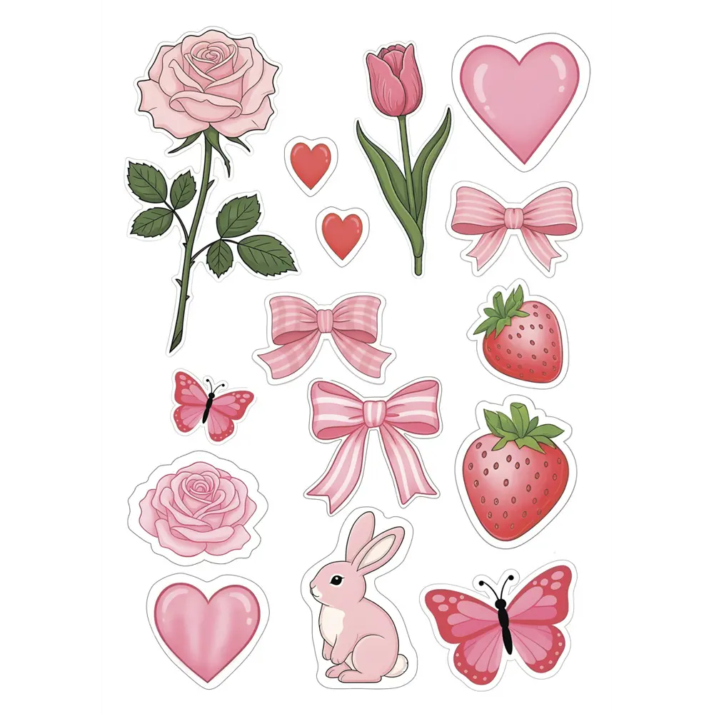 Фото Наклейка Симфония Розовая мечта 30x20 см