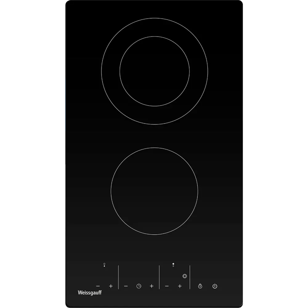 Фото Электрическая варочная панель Weissgauff HV 312 BKS 30 см 2 конфорки цвет черный Фото Электрическая варочная панель Weissgauff HV 312 BKS 30 см 2 конфорки цвет черный
