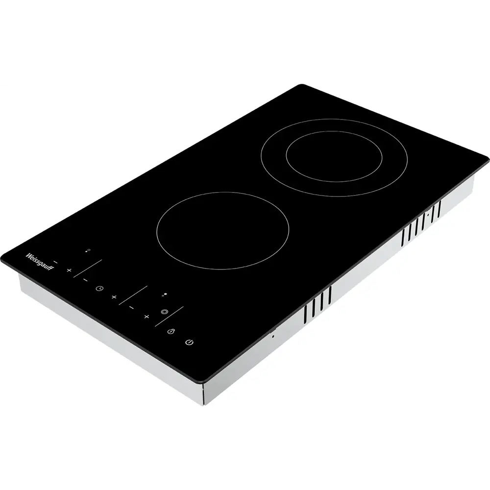 Фото 3 Электрическая варочная панель Weissgauff HV 312 BKS 30 см 2 конфорки цвет черный Фото 3 Электрическая варочная панель Weissgauff HV 312 BKS 30 см 2 конфорки цвет черный