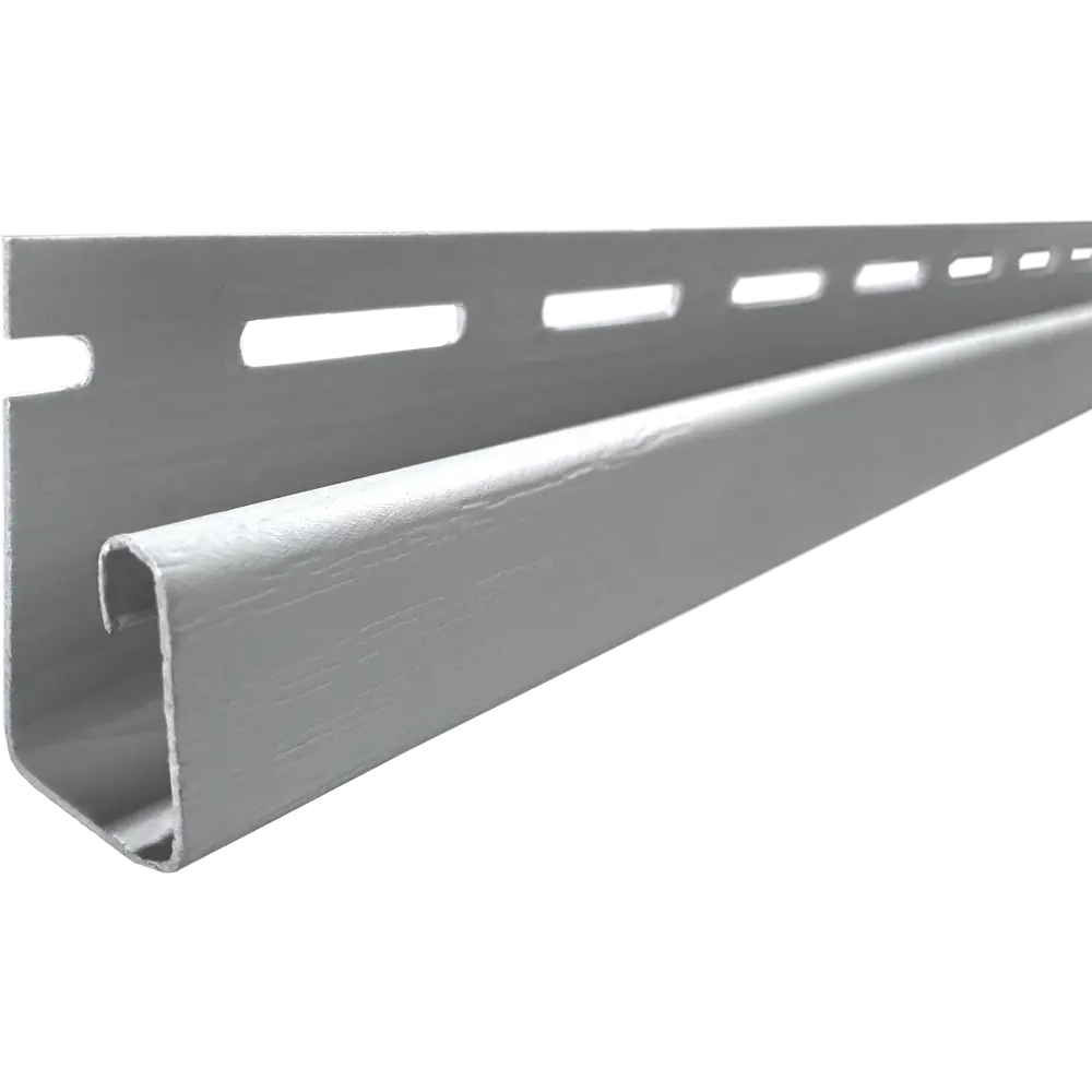 Фото J-профиль для сайдинга MONLID цвет серый