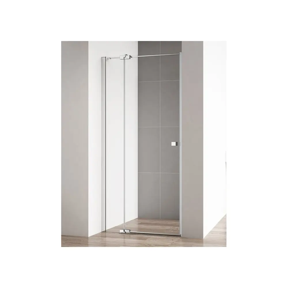 Фото Душевая дверь Cezares VALVOLA-B-1-90-C-Cr 91.5см эффект стекла прозрачный распашной