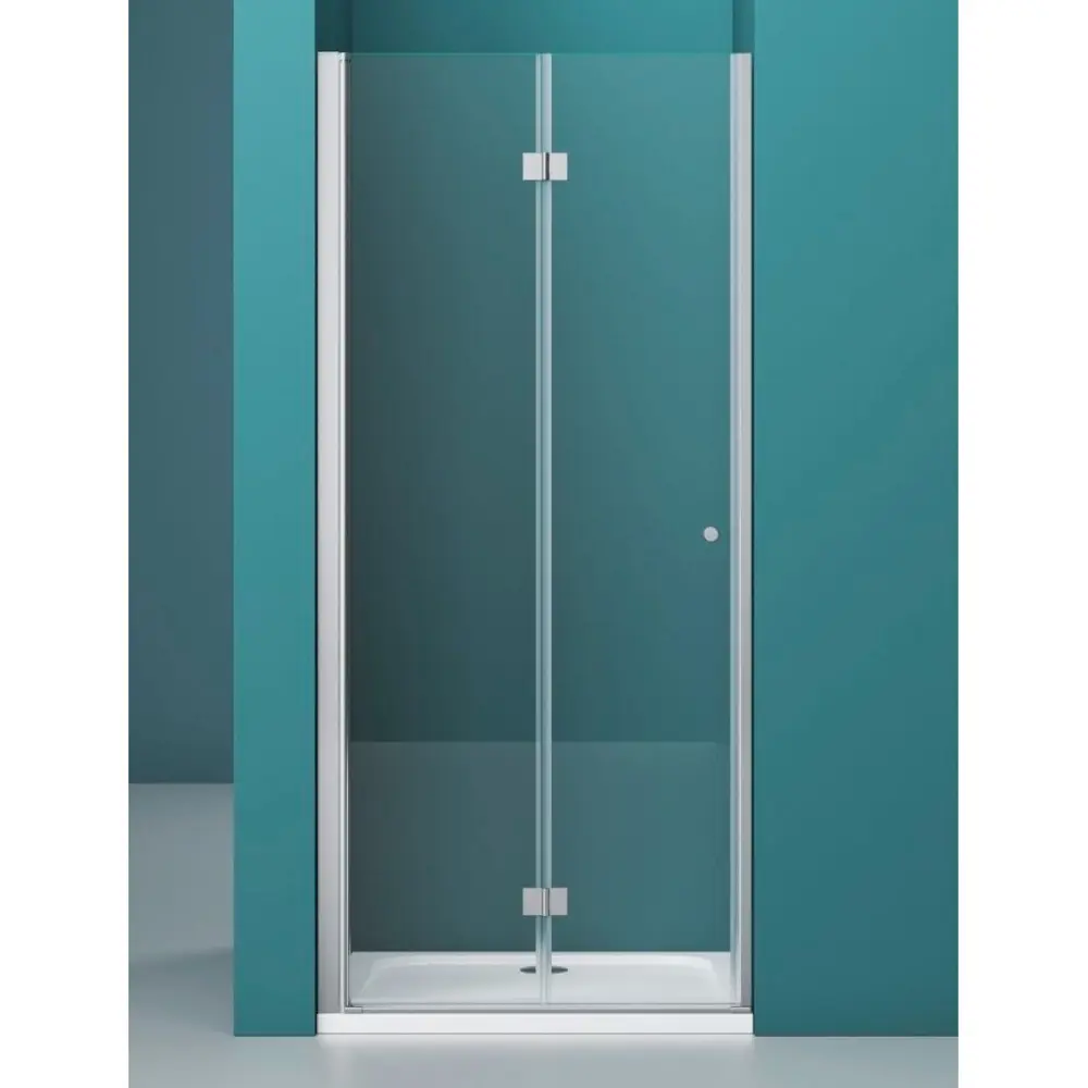 Фото 2 Душевая дверь Belbagno ALBANO-BS-12-60-C-Cr 60см эффект стекла прозрачный складной профиль хром Фото 2 Душевая дверь Belbagno ALBANO-BS-12-60-C-Cr 60см эффект стекла прозрачный складной профиль хром