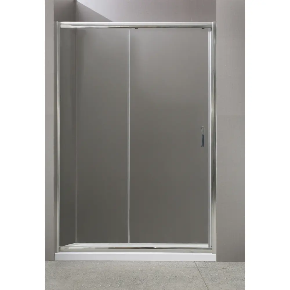 Фото Душевая дверь Belbagno UNO-BF-1-120-C-Cr 120см эффект стекла прозрачный раздвижной Фото Душевая дверь Belbagno UNO-BF-1-120-C-Cr 120см эффект стекла прозрачный раздвижной