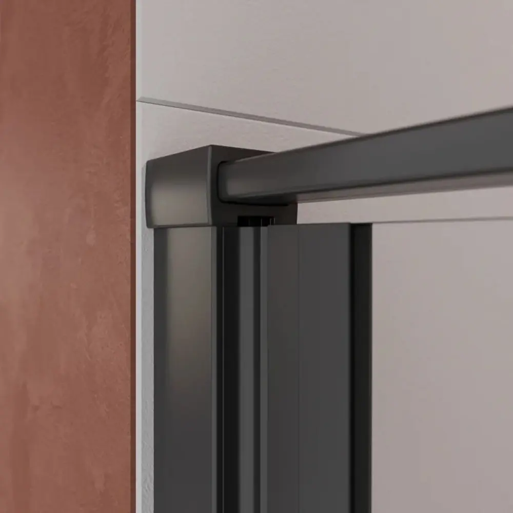 Фото 8 Душевая дверь Cezares LINER-B-12-90-C-NERO-R 90см эффект стекла прозрачный распашной Фото 8 Душевая дверь Cezares LINER-B-12-90-C-NERO-R 90см эффект стекла прозрачный распашной