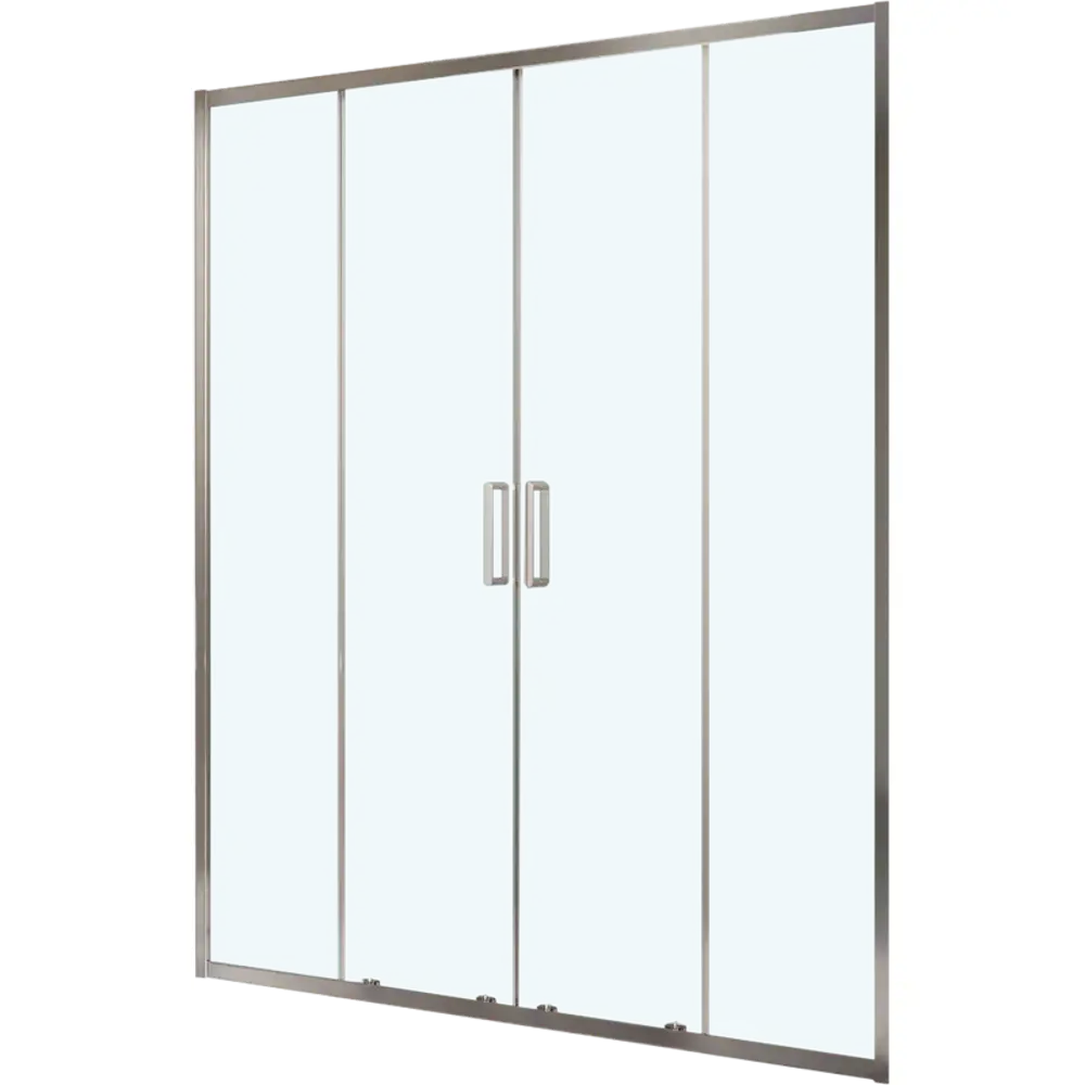 Фото 7 Душевая дверь Belbagno LUCE-BF-2-150-C-Cr 150см эффект стекла прозрачный раздвижной Фото 7 Душевая дверь Belbagno LUCE-BF-2-150-C-Cr 150см эффект стекла прозрачный раздвижной