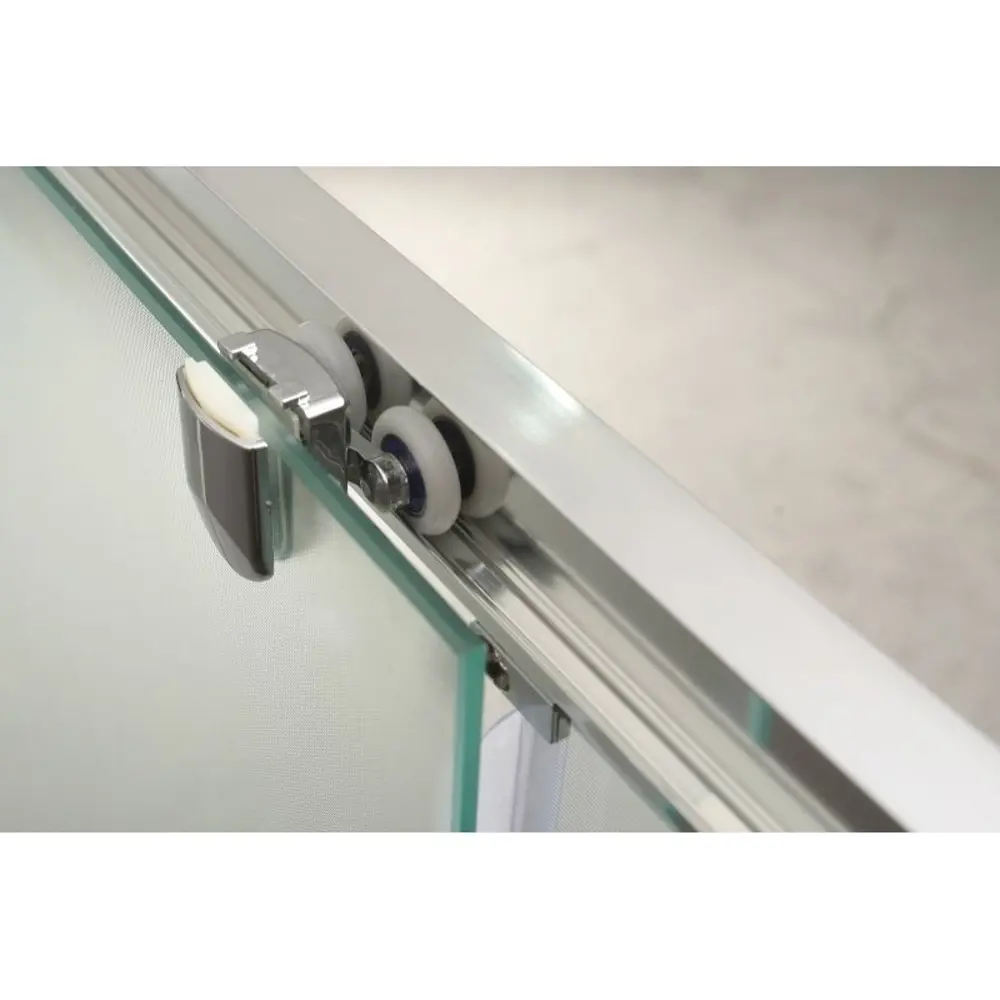 Фото 4 Душевая дверь Belbagno UNIQUE-BF-1-120/135-P-Cr 135см эффект стекла рифленый раздвижной Фото 4 Душевая дверь Belbagno UNIQUE-BF-1-120/135-P-Cr 135см эффект стекла рифленый раздвижной