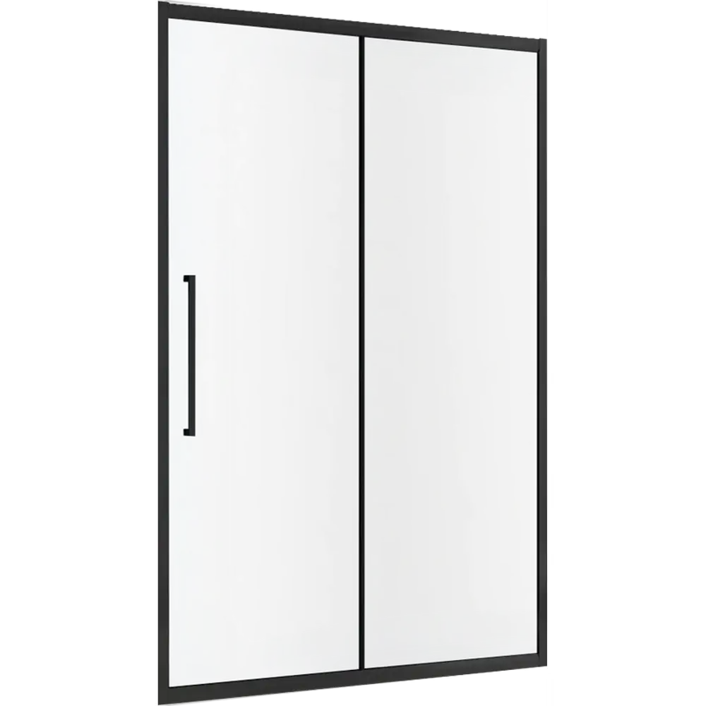 Фото 3 Душевая дверь Abber AG30160BMH 160см эффект стекла матовый раздвижной профиль черный Фото 3 Душевая дверь Abber AG30160BMH 160см эффект стекла матовый раздвижной профиль черный