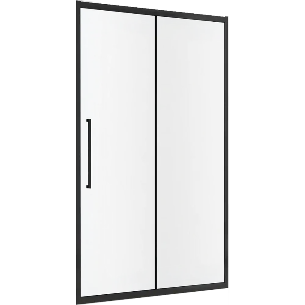 Фото 3 Душевая дверь Abber AG30120BMH 120см эффект стекла матовый раздвижной профиль черный Фото 3 Душевая дверь Abber AG30120BMH 120см эффект стекла матовый раздвижной профиль черный