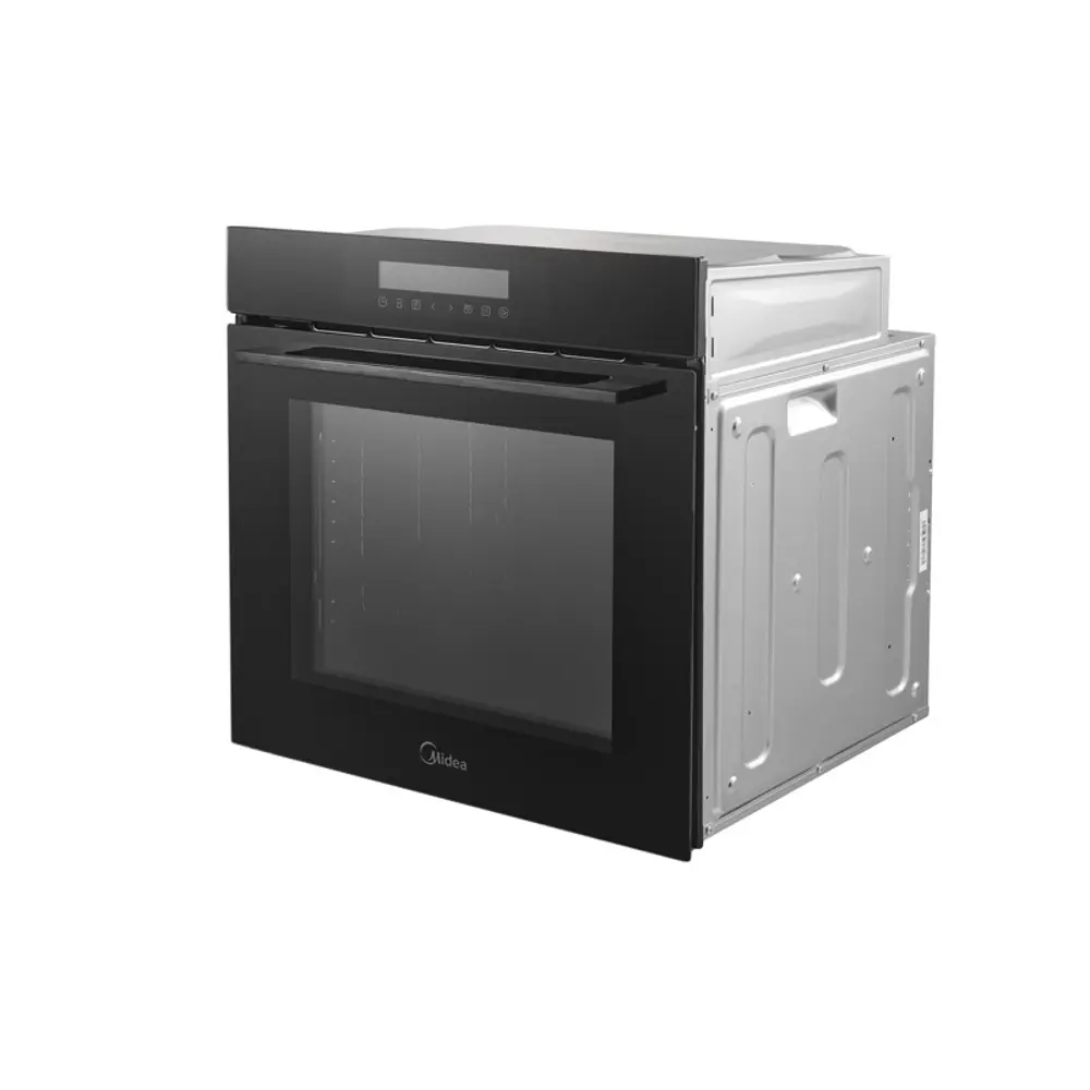 Фото 4 Встраиваемый духовой шкаф Midea MO98277CGB 59.5х59.5х57.5 см цвет черный. Фото 4 Встраиваемый духовой шкаф Midea MO98277CGB 59.5х59.5х57.5 см цвет черный.
