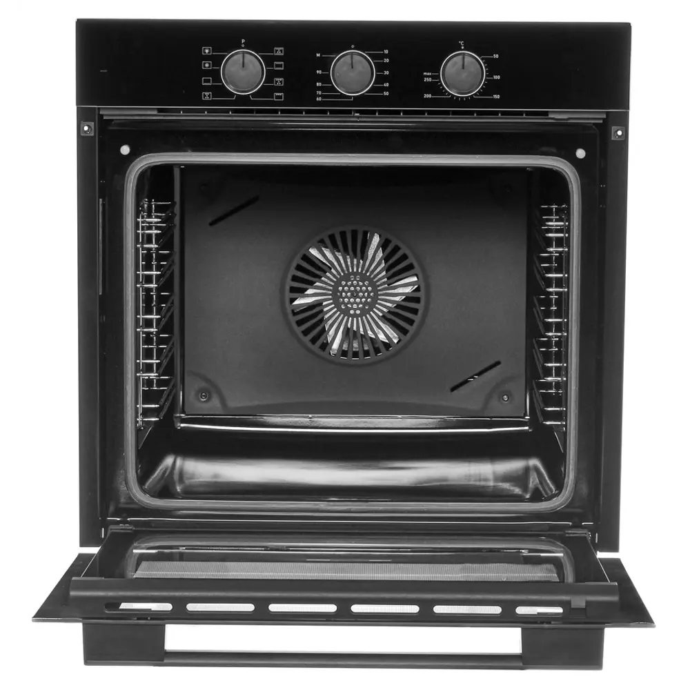 Фото 3 Встраиваемый духовой шкаф Jacky`s JO EN7618 59.5х59.5х56 см цвет черный