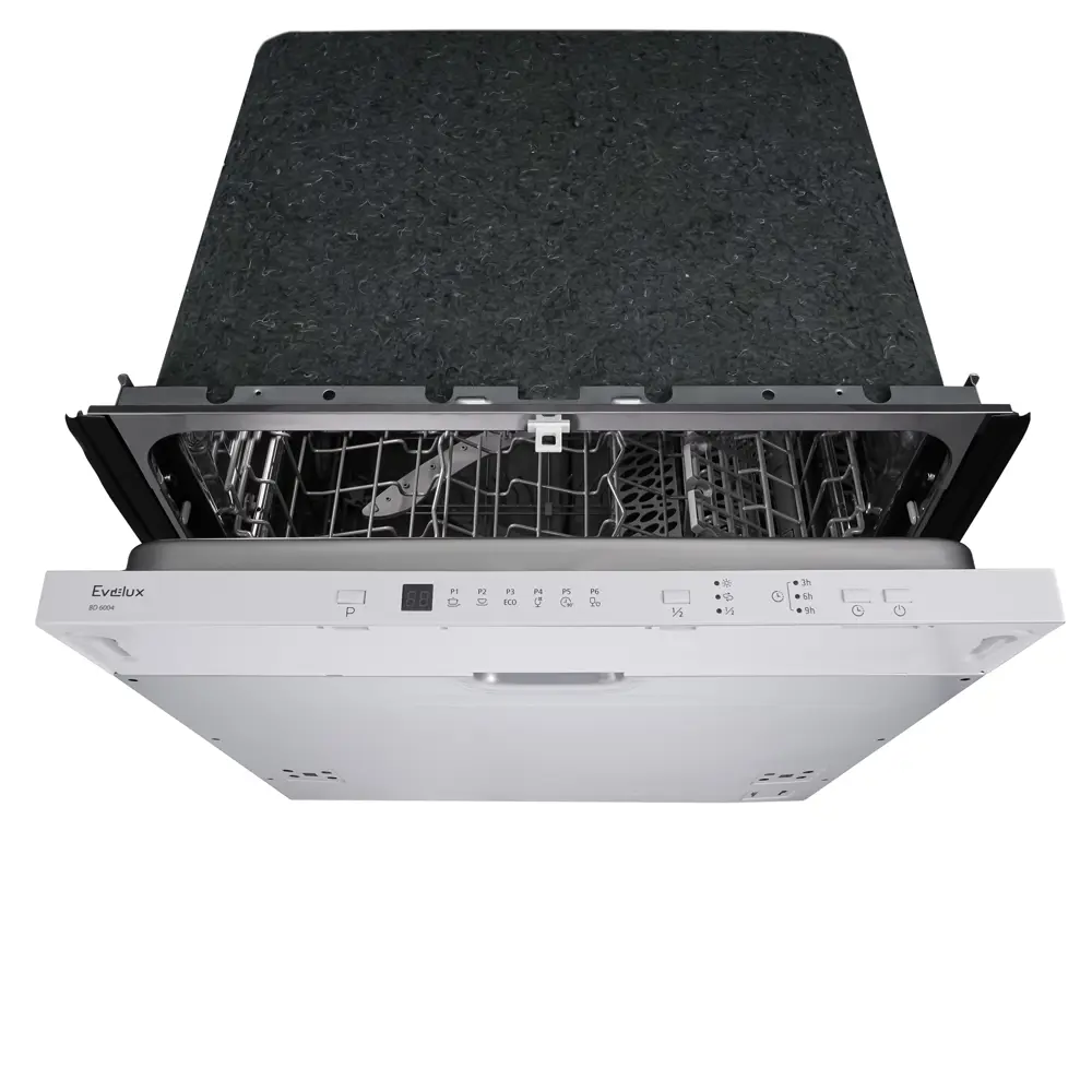 Фото 5 Встраиваемая посудомоечная машина Evelux bd 6004 59.8 см 6 программ цвет белый. Фото 5 Встраиваемая посудомоечная машина Evelux bd 6004 59.8 см 6 программ цвет белый.