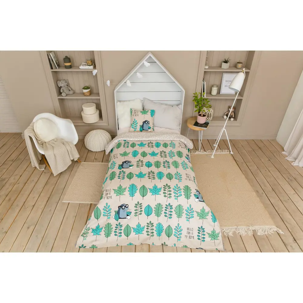 Фото 14 Покрывало Этель 210x145 см рогожка цвет бежевый Фото 14 Покрывало Этель 210x145 см рогожка цвет бежевый