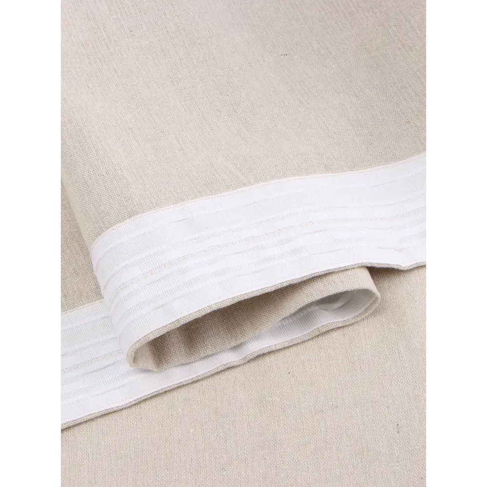 Фото 5 Штора Доляна 10255563 на шторной ленте 180x149 см цвет бежевый Фото 5 Штора Доляна 10255563 на шторной ленте 180x149 см цвет бежевый