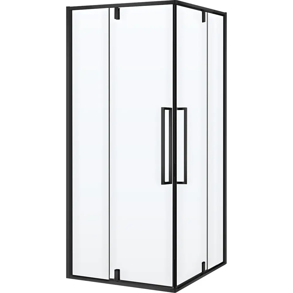 Фото 5 Душевой уголок Rgw Stilvoll 381453 квадратный 100x100см черный профиль эффект стекла прозрачный Фото 5 Душевой уголок Rgw Stilvoll 381453 квадратный 100x100см черный профиль эффект стекла прозрачный