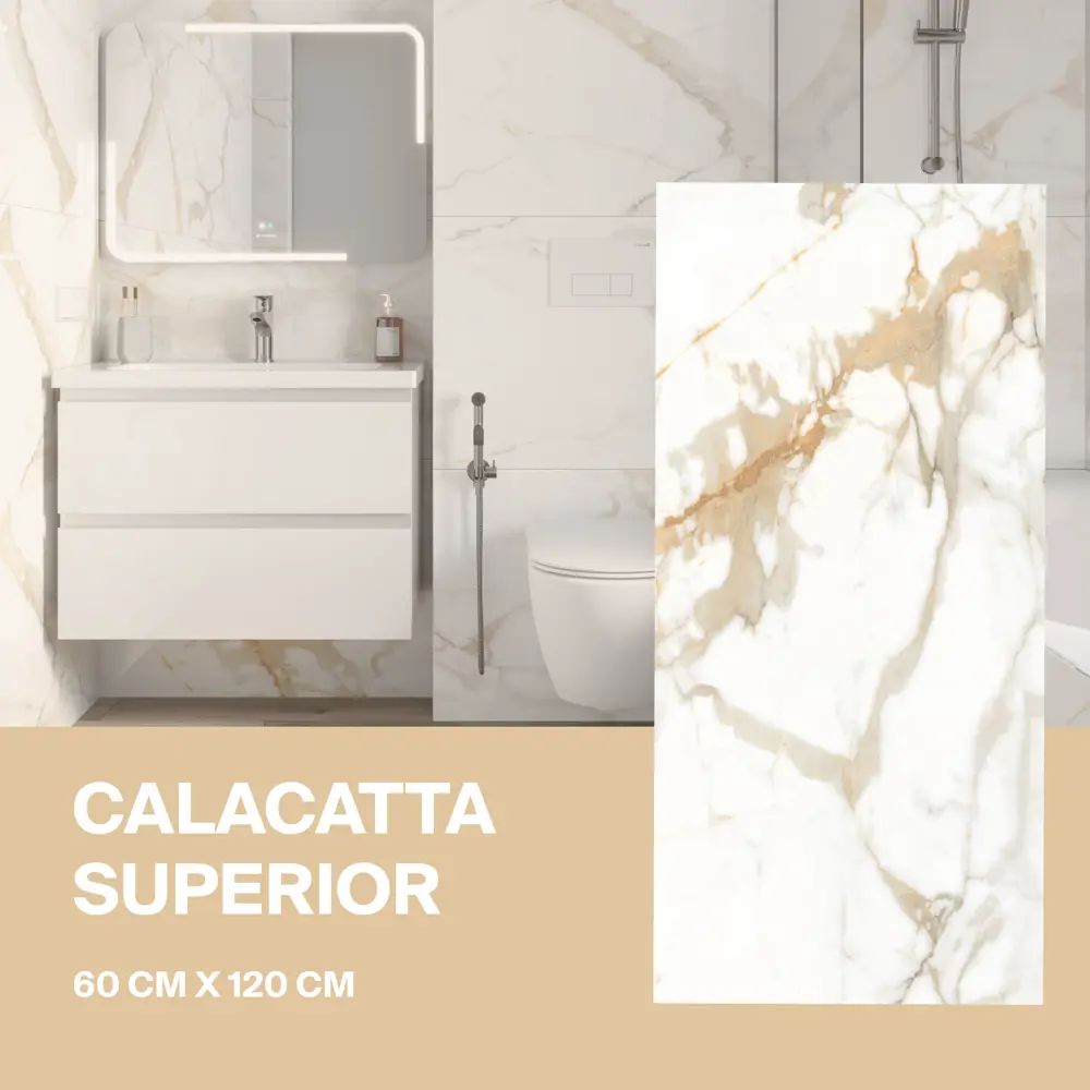 Фото 2 Керамогранит Ceradim Calacatta superior х9999304484 120x60см цвет белый Фото 2 Керамогранит Ceradim Calacatta superior х9999304484 120x60см цвет белый