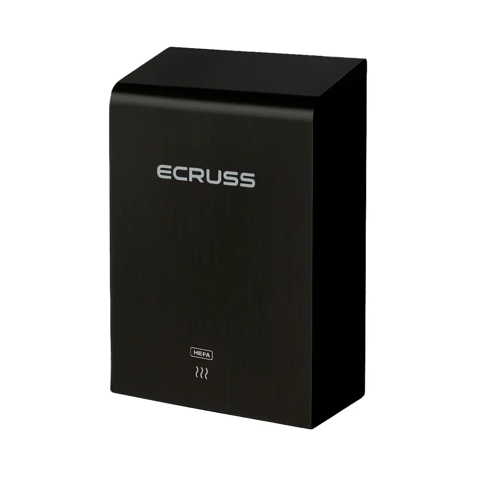 Фото 2 Сушилка для рук автоматическая Ecruss EHD-1000B 1000 Вт с НЕРА-филтром цвет черный Фото 2 Сушилка для рук автоматическая Ecruss EHD-1000B 1000 Вт с НЕРА-филтром цвет черный
