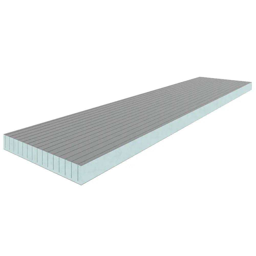 Фото Экструдированный пенополистирол XPS 80мм Teplofom 2500x600мм 1.5м² двустороннее армирование с продольным пропилом Фото Экструдированный пенополистирол XPS 80мм Teplofom 2500x600мм 1.5м² двустороннее армирование с продольным пропилом