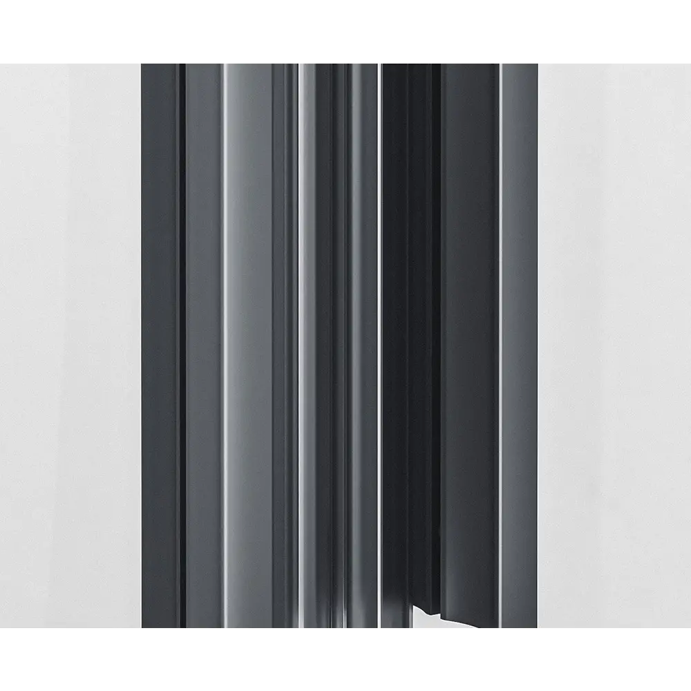 Фото 6 Душевой уголок Am.pm Gem W90G-401-090BT 1/4 круга 90x90см черный профиль эффект стекла прозрачный