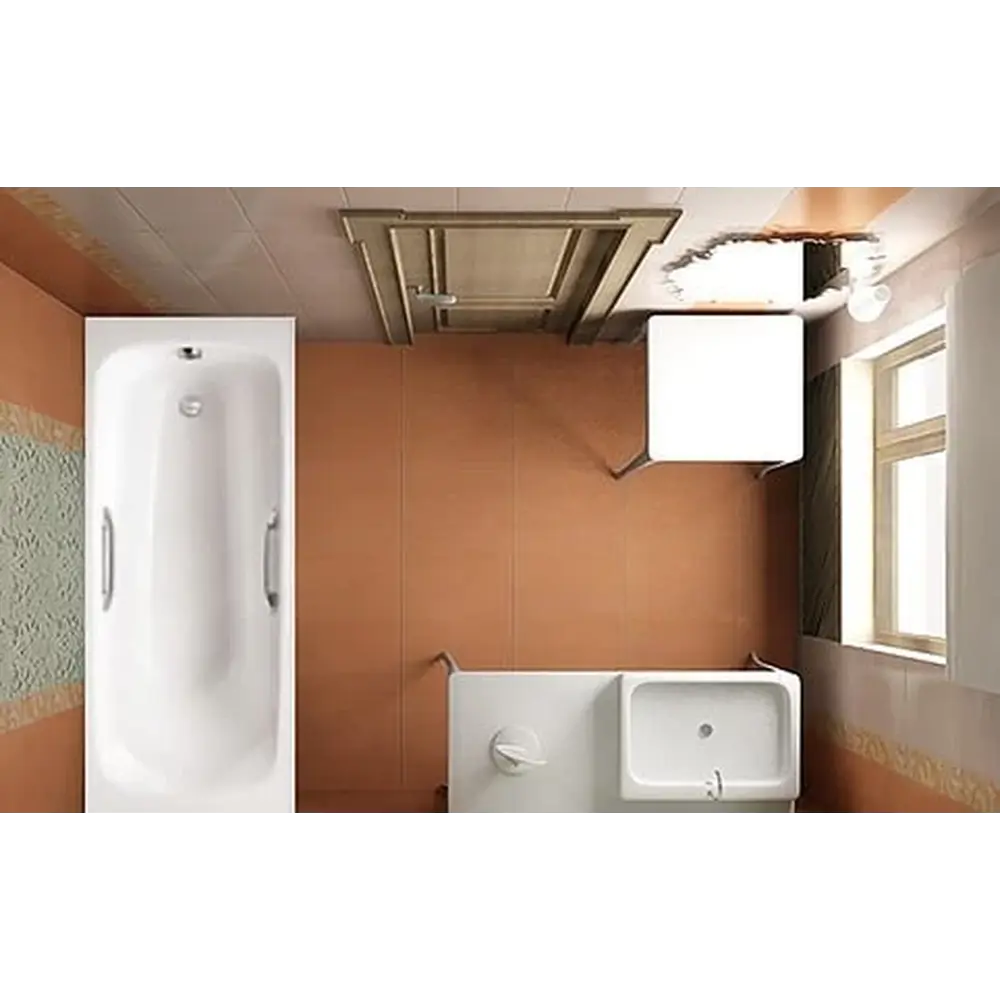 Фото Ванна Jacob Delafon E2925-00 RUB чугунная 170x70см