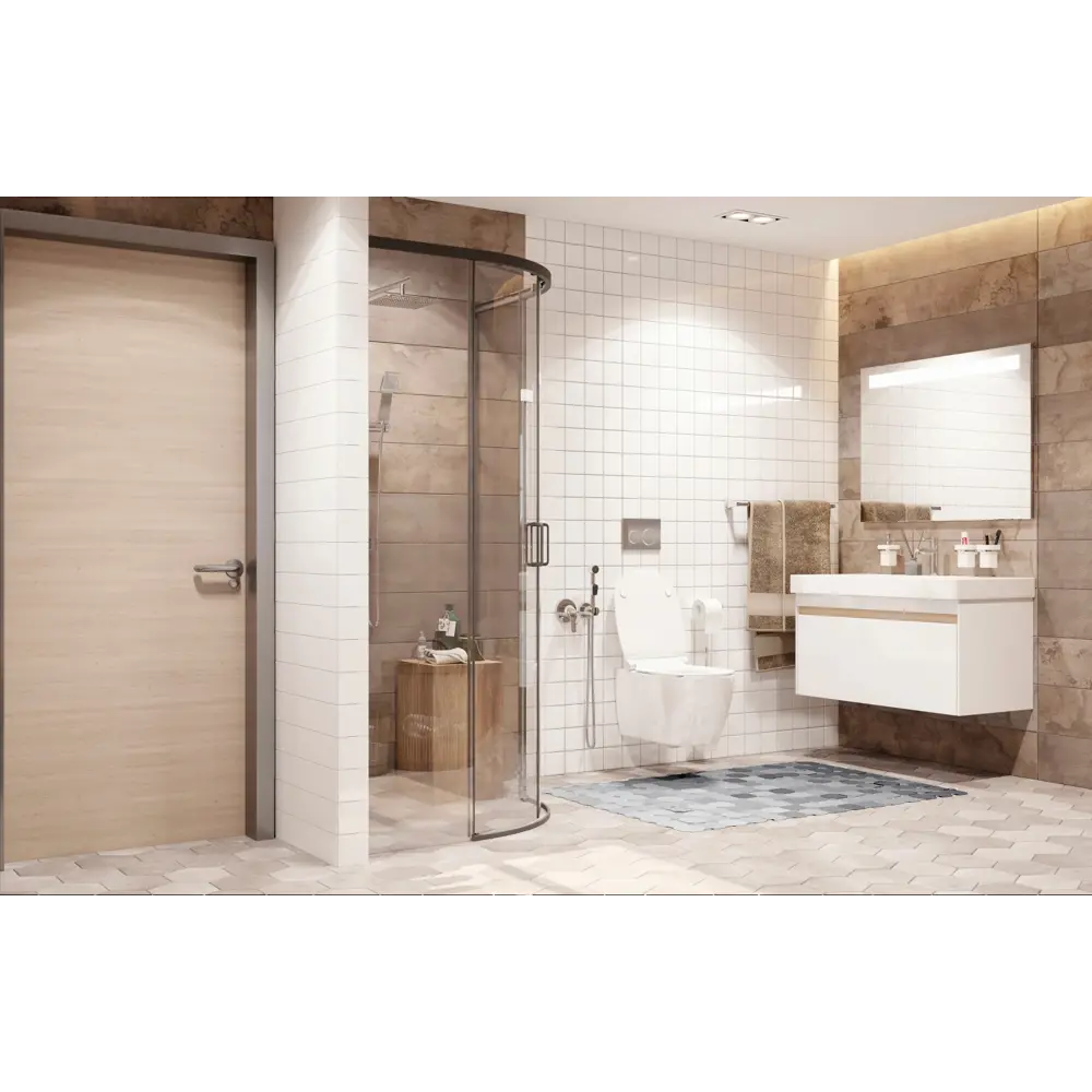 Фото 3 Душевой уголок Ambassador Queen 11011201Black 1/4 круга 90х90см черный профиль эффект стекла прозрачный Фото 3 Душевой уголок Ambassador Queen 11011201Black 1/4 круга 90х90см черный профиль эффект стекла прозрачный