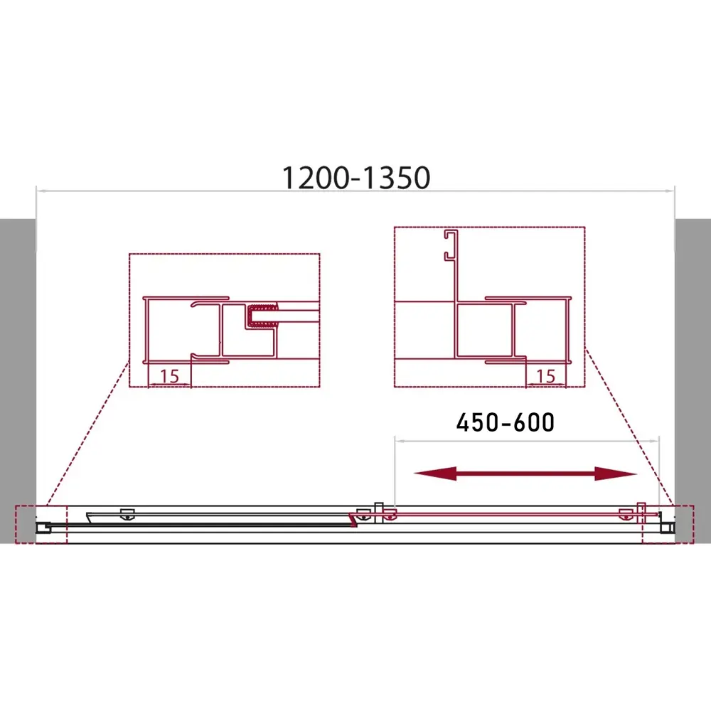 Фото 3 Душевой уголок Belbagno Unique UNIQUE-AH-1-120/135-100-C-Cr прямоугольный 135x100см серебристый блеск профиль эффект стекла прозрачный Фото 3 Душевой уголок Belbagno Unique UNIQUE-AH-1-120/135-100-C-Cr прямоугольный 135x100см серебристый блеск профиль эффект стекла прозрачный
