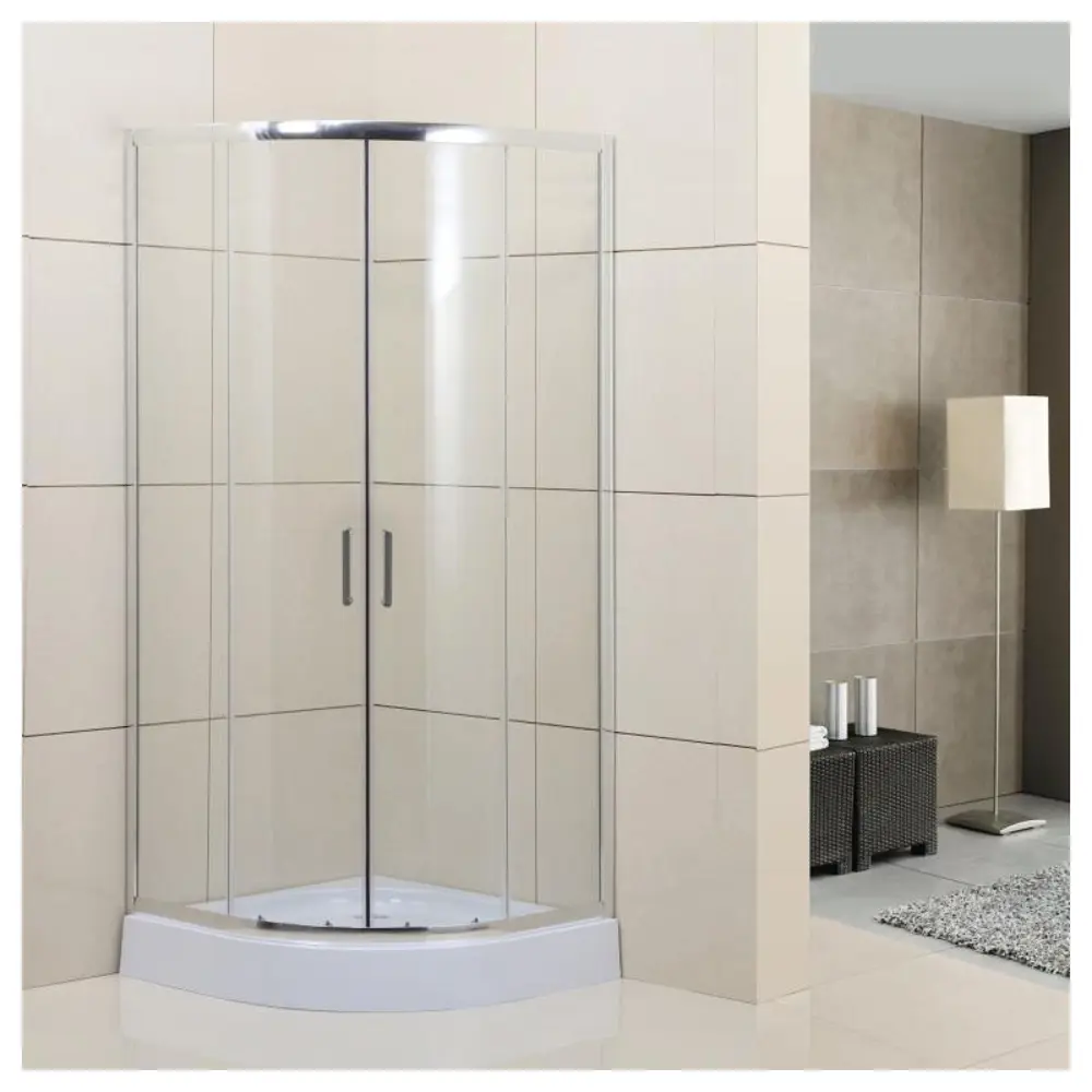 Фото Душевой уголок Belbagno Uno UNO-195-R-2-95-C-Cr 1/4 круга 95x95см серебристый блеск профиль эффект стекла прозрачный Фото Душевой уголок Belbagno Uno UNO-195-R-2-95-C-Cr 1/4 круга 95x95см серебристый блеск профиль эффект стекла прозрачный