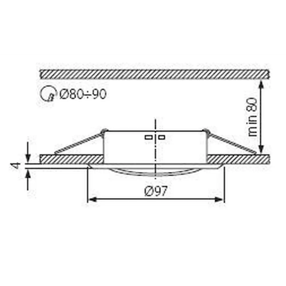 Фото 5 Светильник точечный встраиваемый KANLUX Argus 334 под отверстие 65 мм Фото 5 Светильник точечный встраиваемый KANLUX Argus 334 под отверстие 65 мм